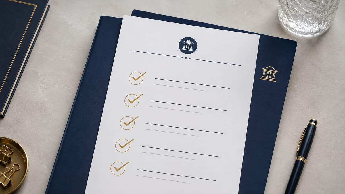 Checkliste mit Häkchen – Voraussetzungen für Erwerbsminderungsrente nach SGB VI prüfen