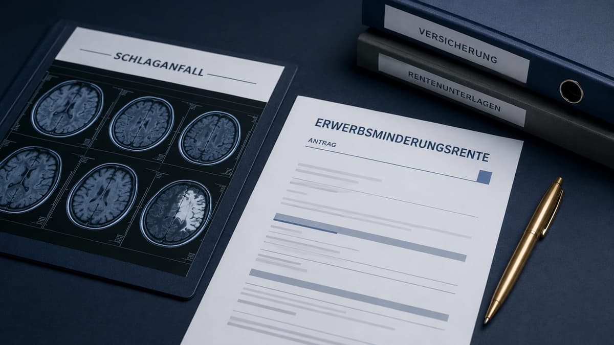 Medizinische Akte und Rentenantrag – Erwerbsminderungsrente nach Schlaganfall beantragen